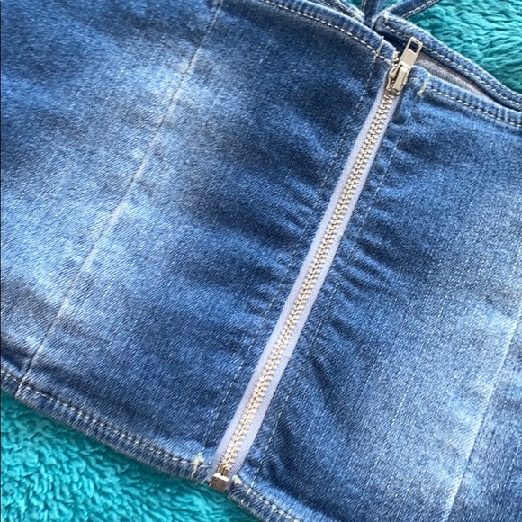 Denim crop top - Picture 4 of 4